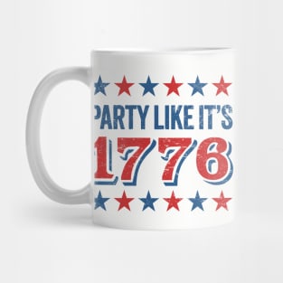 Vintage 4th of July Fun: Party Like It's 1776 Mug